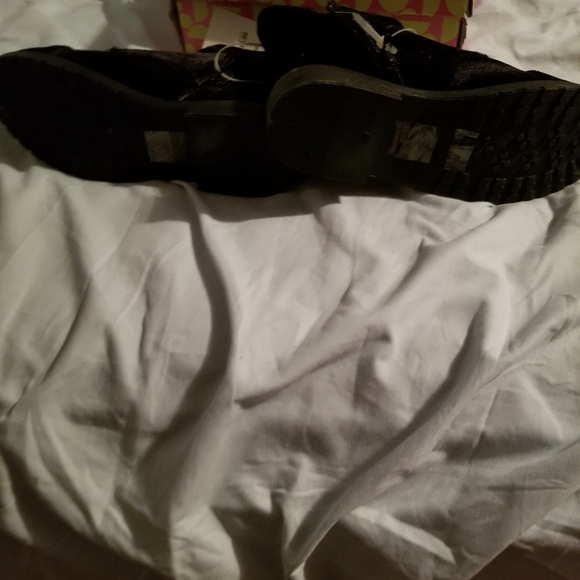 Black kids side zipper boots - Picture 3 of 4